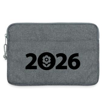 Gärtner 2026, Garten 2026, Florist 2026 - Laptoptasche 13" - Grau meliert - Vorne
