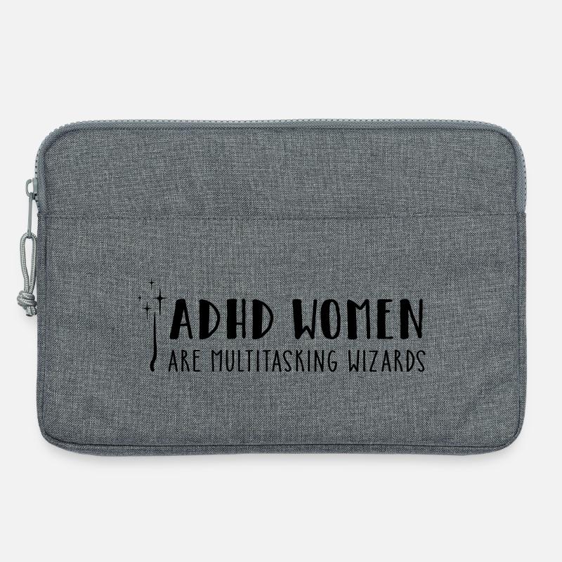 ADHD Women – are multitasking wizards - Laptop bag 13" - heather grey