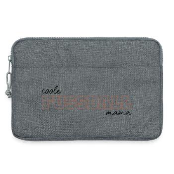 Coole fussball mama - Laptoptasche 13" - Grau meliert - Vorne