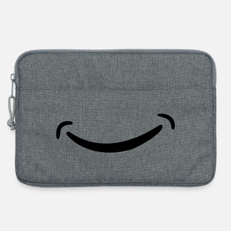 Smile - Laptop bag 13" - heather grey