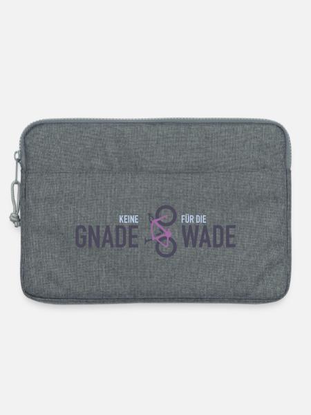 Keine Gnade für die Wade - Laptoptasche 13" - Grau meliert