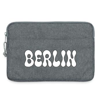 Berliner Tippblasen - Laptoptasche 13" - Grau meliert - Vorne