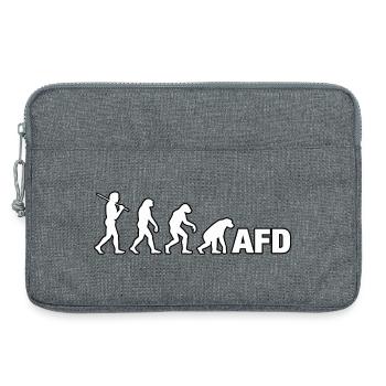Evolution zum Schriftzug - Laptoptasche 13" - Grau meliert - Vorne