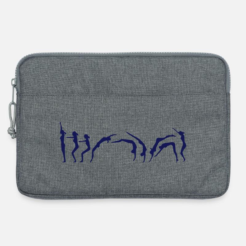 Flickflack.ai - Laptoptasche 13" - Grau meliert