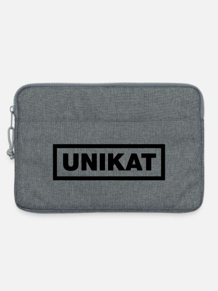 Echtes Unikat - Laptoptasche 13" - Grau meliert