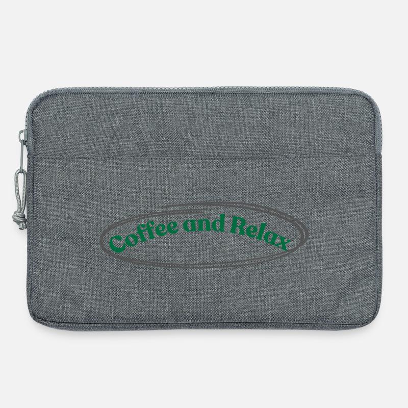 Coffee and relax - Laptoptasche 13" - Grau meliert