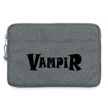 Vampire - Laptop bag 13" - heather grey - Front