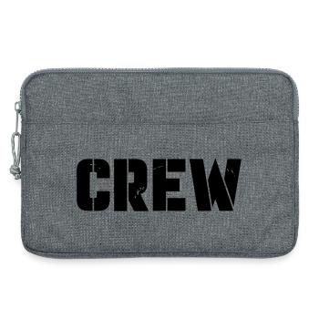 crew - Laptop bag 13" - heather grey - Front