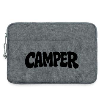 Campeur - Sacoche pour ordinateur portable 13 pouces - gris chiné - Devant