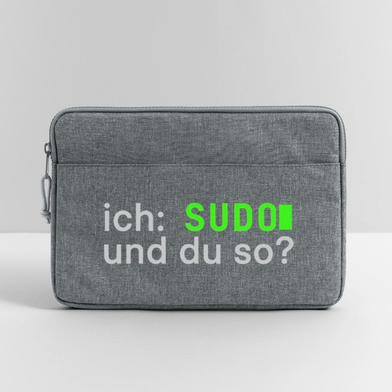 ich: SUDO und du so? Linux Spruch - Programmierer Laptoptasche 13"