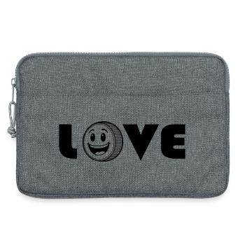 love love - Laptop bag 13" - heather grey - Front