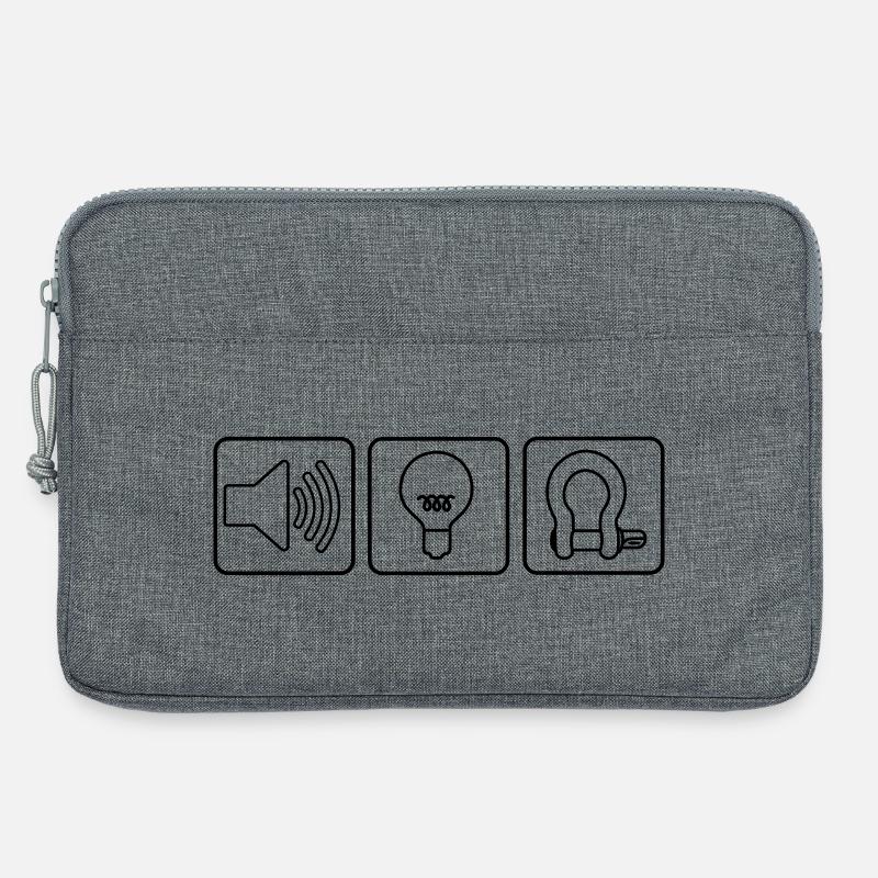 Sound Light Rigging Logo - Laptoptasche 13" - Grau meliert