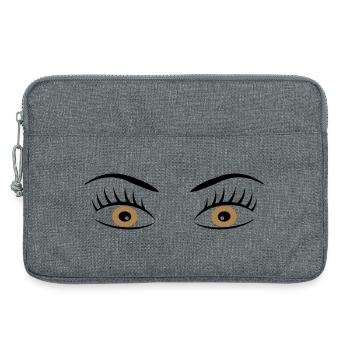 2541614 15414855 eye - Laptop bag 13" - heather grey - Front