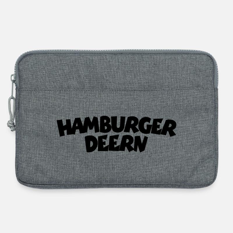 Hamburger Deern - Laptoptasche 13" - Grau meliert
