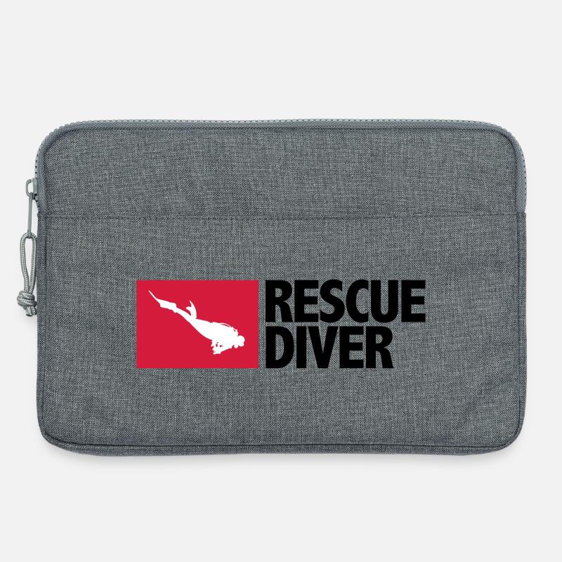 Rescue Diver - Laptoptasche 13" - Grau meliert
