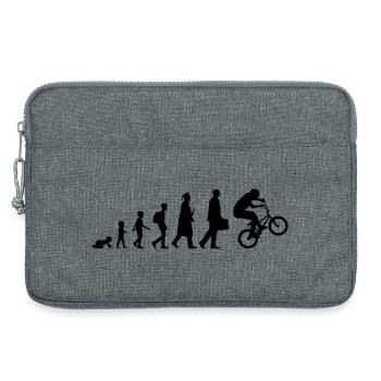 Développement du BMX - Sacoche pour ordinateur portable 13 pouces - gris chiné - Devant
