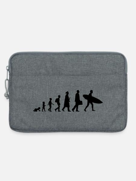 Entwicklung eines Surfers - Laptoptasche 13" - Grau meliert