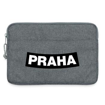 Élément du chapitre de Prague (Bachelor Party MC Rocker Design) - Sacoche pour ordinateur portable 13 pouces - gris chiné - Devant