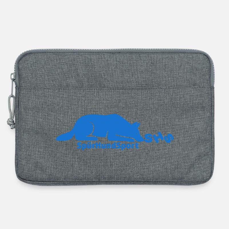 SHS Logo blau - Laptoptasche 13" - Grau meliert