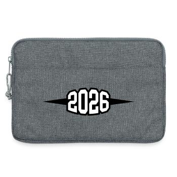 2026 Jahr - Laptoptasche 13" - Grau meliert - Vorne