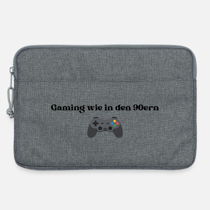 Gaming wie in den 90ern - Laptoptasche 13" - Grau meliert