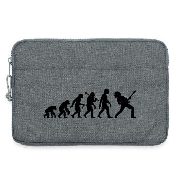 Gitarrist Evolution Für Rock und Metal Musiker - Laptoptasche 13" - Grau meliert - Vorne