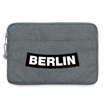Berlin Chapter Element (JGA MC-Rocker-Design) - Laptoptasche 13" - Grau meliert - Vorne