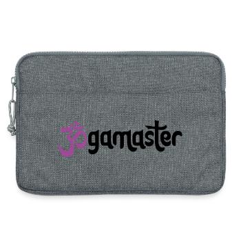 Jogamaster - Typographic OM (3-Color) - Laptop bag 13" - heather grey - Front