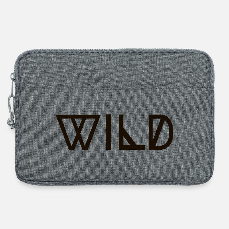 WILD - Laptoptasche 13" - Grau meliert