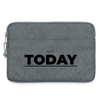 Not Today – Minimalist Attitude - Laptop bag 13" - heather grey - Front