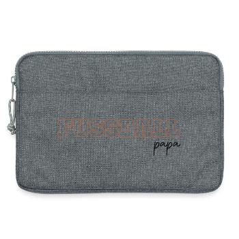 Fussball papa - Laptoptasche 13" - Grau meliert - Vorne