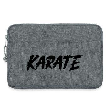 karaté - Sacoche pour ordinateur portable 13 pouces - gris chiné - Devant