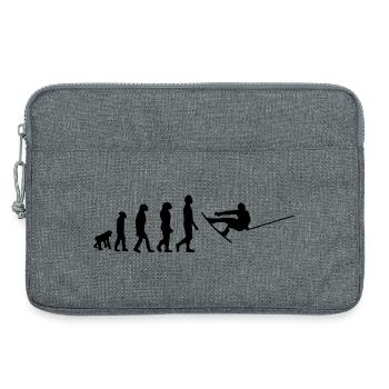 Wakeboard,Shred,Wakeboarder,Wakeboarding,Wake - Laptoptasche 13" - Grau meliert - Vorne
