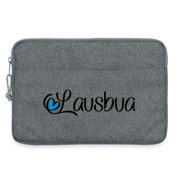 Lausbua - Laptoptasche 13" - Grau meliert - Vorne