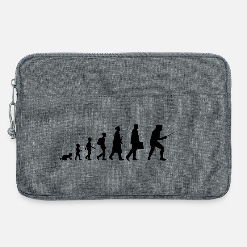 Entwicklung des Fechten - Laptoptasche 13" - Grau meliert