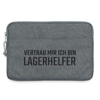 Camp Helper Trust Me - Laptop bag 13" - heather grey - Front