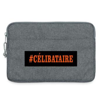 bachelor - Laptop bag 13" - heather grey - Front