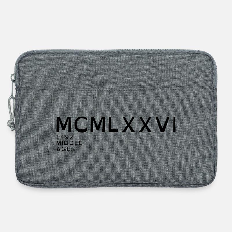 1976_LINE_black - Laptoptasche 13" - Grau meliert