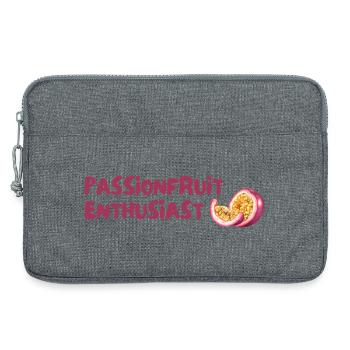 Passion Fruit Enthusiast - Laptop bag 13" - heather grey - Front