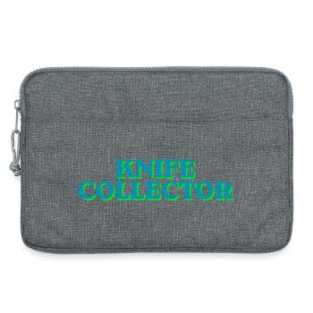 Look néon de collectionneur de lames - Sacoche pour ordinateur portable 13 pouces - gris chiné - Devant