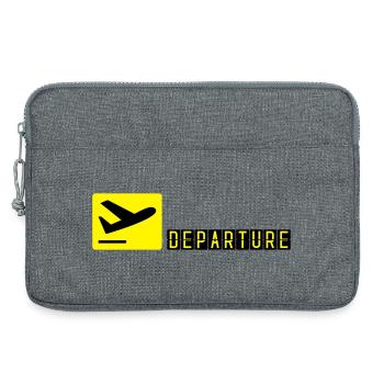 Airplane taking off - Laptop bag 13" - heather grey - Front