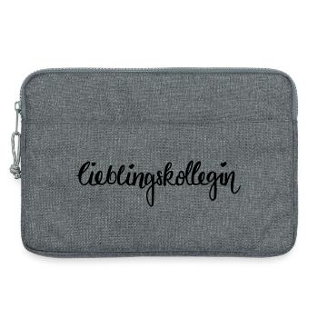 Lieblingskollegin - Laptoptasche 13" - Grau meliert - Vorne