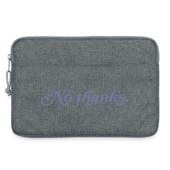 Non merci. - Sacoche pour ordinateur portable 13 pouces - gris chiné - Devant