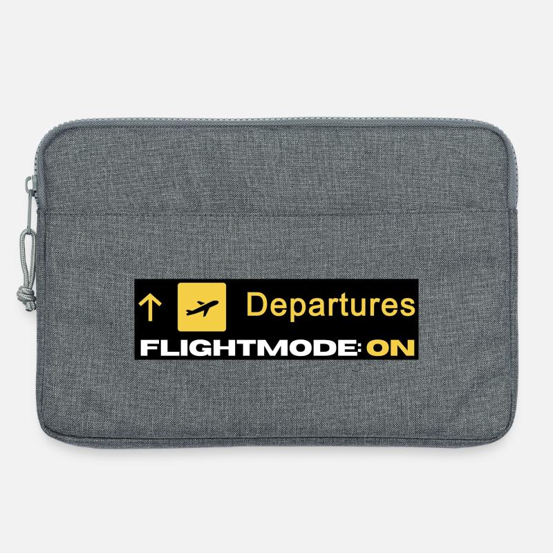 Abflüge Flugmodus On Symbol - Laptoptasche 13" - Grau meliert