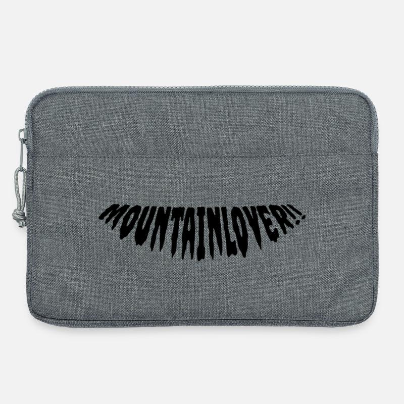 Mountainlover - Laptoptasche 13" - Grau meliert