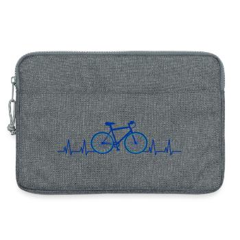 Vélo Heartbeat Vélo de VTT - Sacoche pour ordinateur portable 13 pouces - gris chiné - Devant