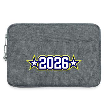 2026 Jahr - Laptoptasche 13" - Grau meliert - Vorne