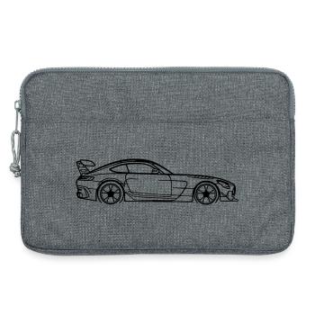 GT Coupé Line Silhouette – Pure Performance Art - Laptoptasche 13" - Grau meliert - Vorne