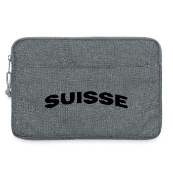 Schweiz - Laptoptasche 13" - Grau meliert - Vorne