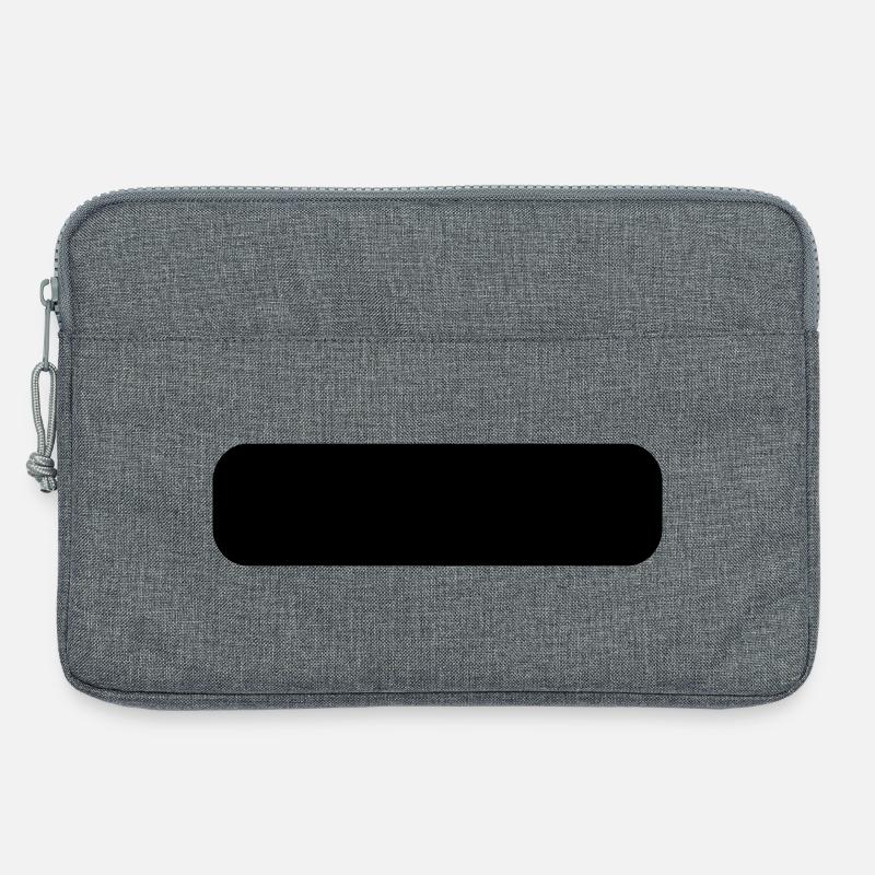 Rounded rectangle - Laptop bag 13" - heather grey